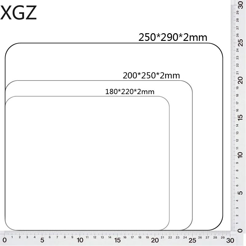 XGZ резиновый игровой коврик для мыши 18x23 см, противоскользящий настольный коврик с кисточкой, подставка для столовых приборов, компьютерный ПК, ноутбук, декор игровой комнаты