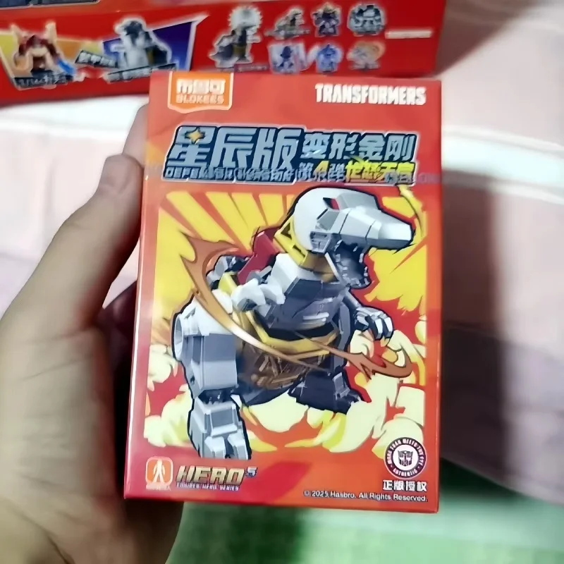 

New Blokees Transformers Defender Wave 4 Action Figure Blind Box Mystery Toy Includes Grimlock Rodimus Prime Model Toys Gift