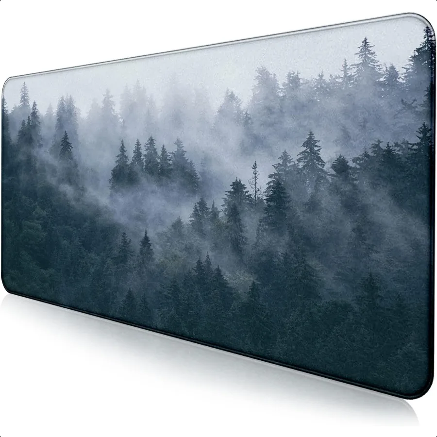 

Large Extended Gaming Mouse Pad with Stitched Edges NonSlip Waterproof Rubber Base Mouse Pad for Office Computer Keyboard Lapto