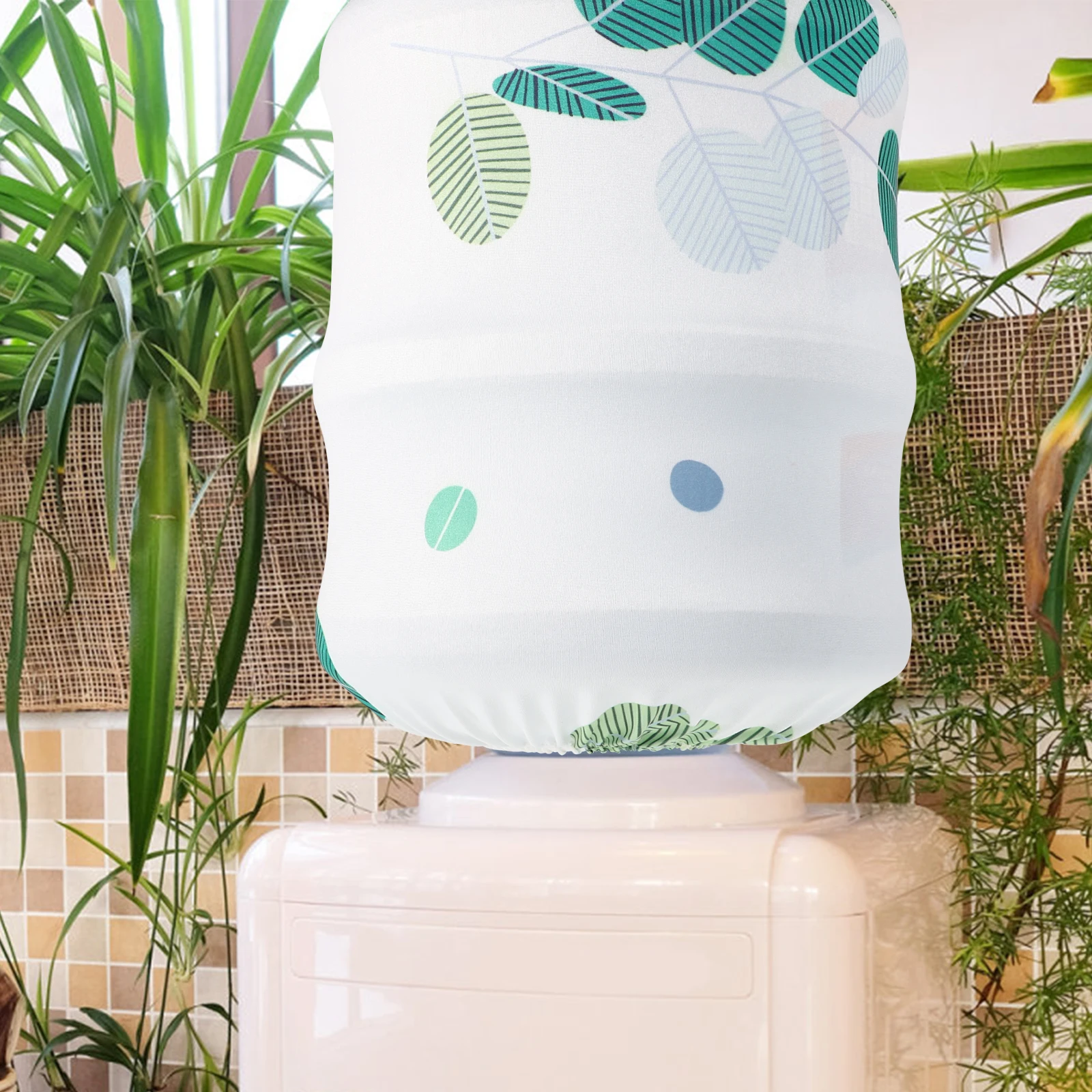 

Water Dispenser Cover Dust-proof Barrel Jug Protective Decorative Elastic Polyester Kitchen Furniture Bottle Covers Water Cooler