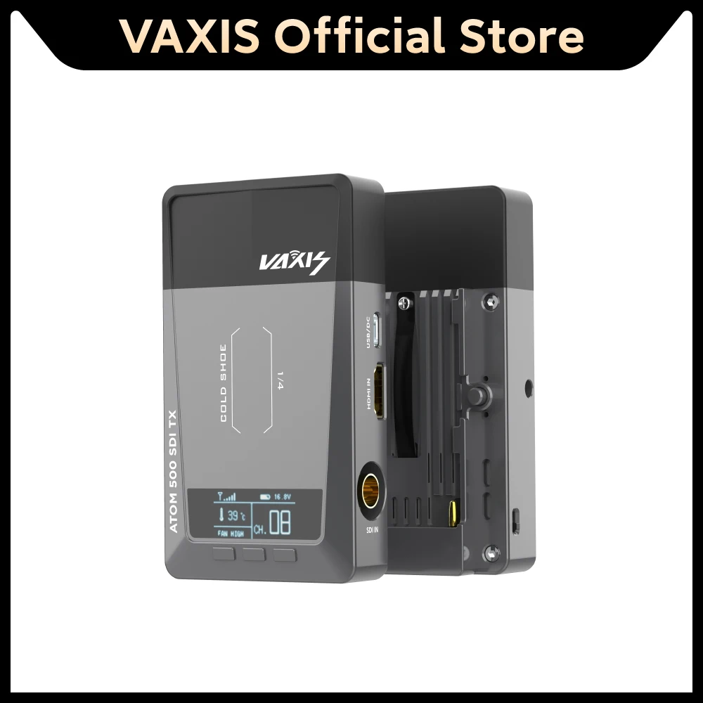 Vaxis ATOM 500 SDI Basic Kit Wireless Transmission System 1080P HD Image Video Transmitter Receiver