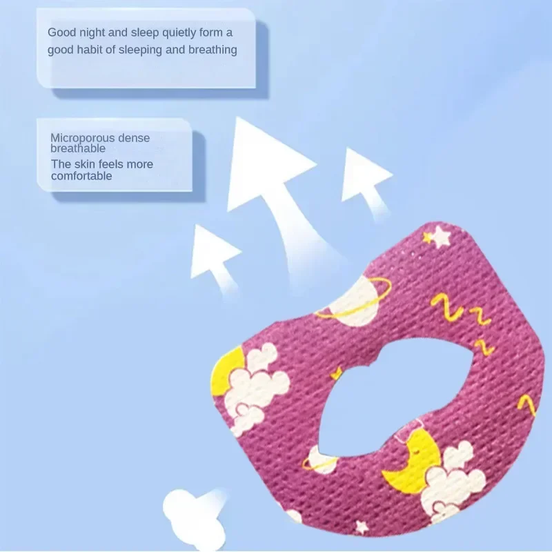 30Pcs Anti-Snoring Stickers Children Adult Night Sleep Lip Nose Breathing Improving Patch Mouth Correction Orthosis Tape