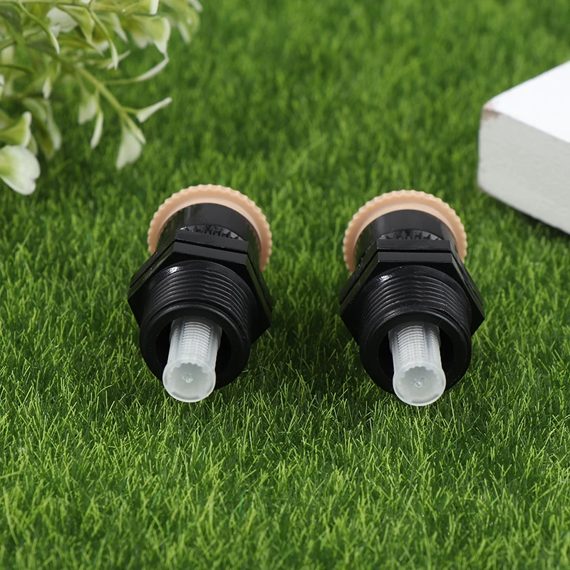 B*1Pc Water Sprinkler With 1/2 Inch Thread Plastic Support 0-360 Degree Adjustable Farm Garden Lawn Watering Irrigation Nozzle