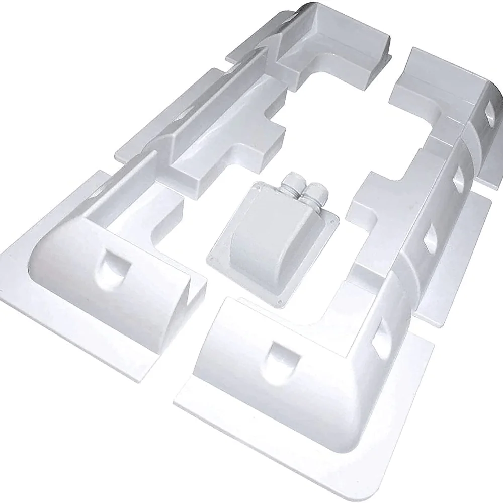 Supports de montage de panneaux solaires à double trou pour câbles, pour camping-car, yacht, caravane