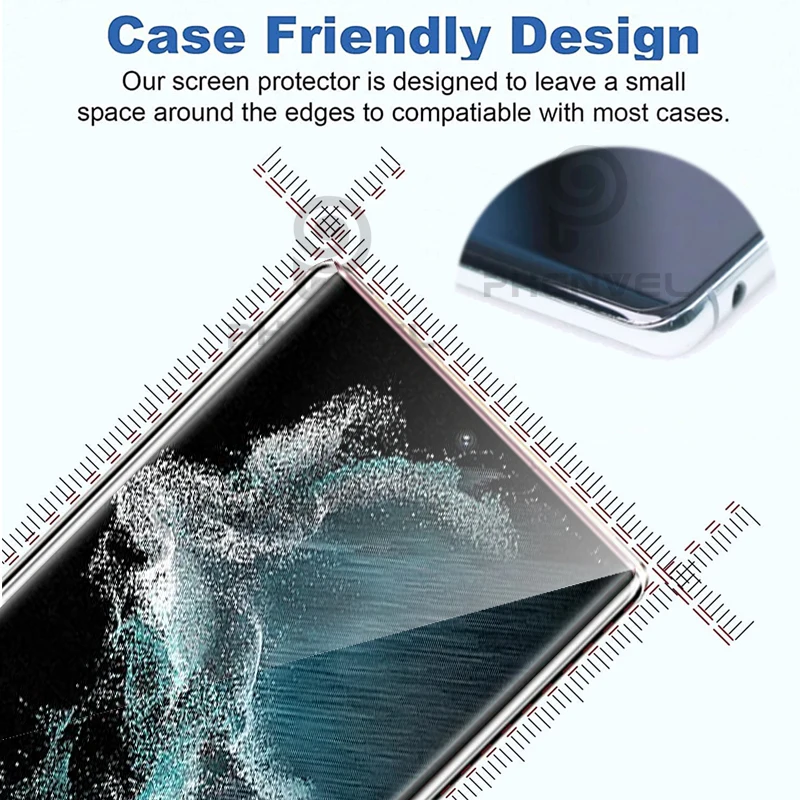 3D Full Glue Protective Glass For Samsung Galaxy S22 ULTRA Screen Protector For Galaxy S22 ultra Anti Shatter Tempered Glass