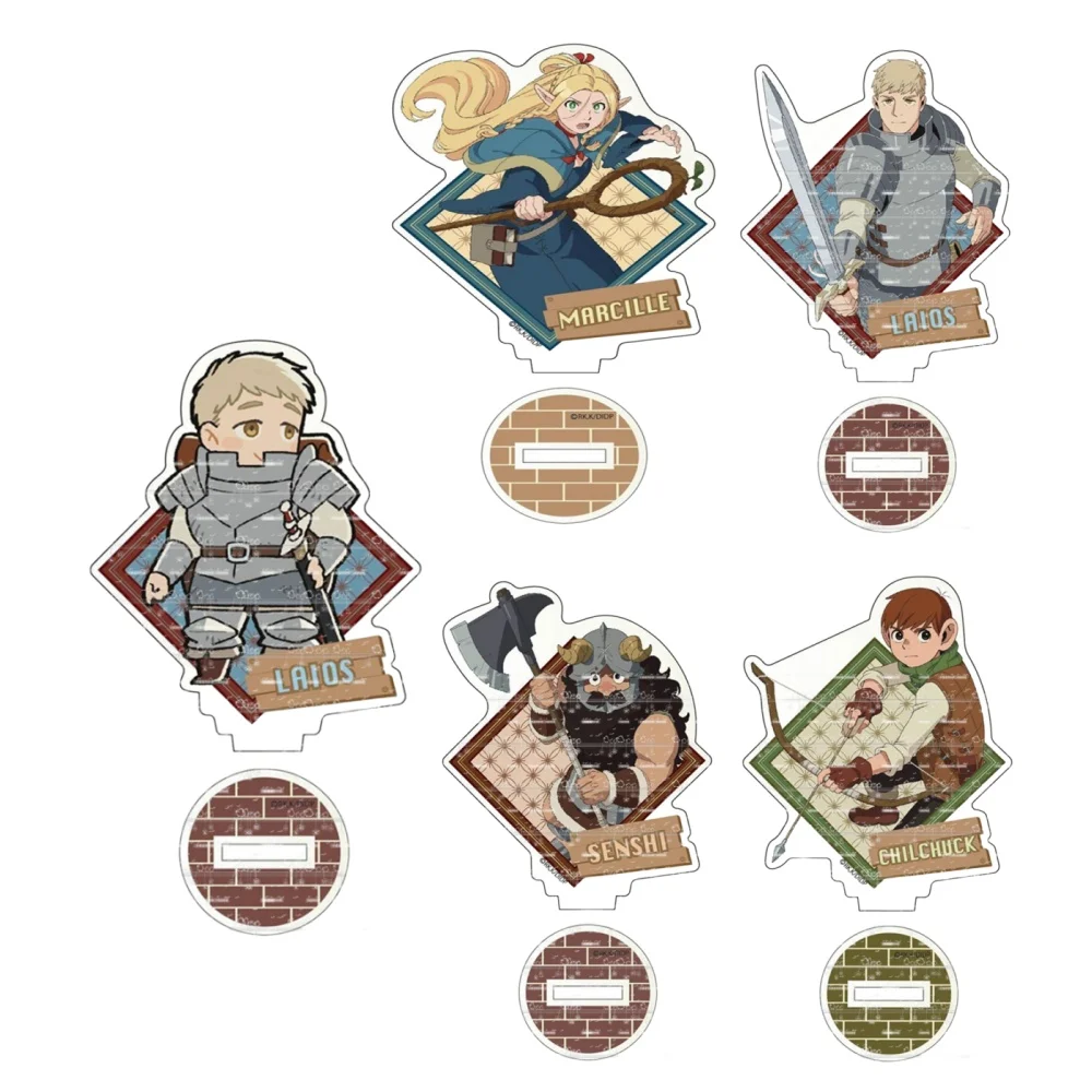 Cute Anime Fans Gifts Delicious in Dungeon New HD Character Marcille Acrylic Stand Model Plate Desk Decor Christmas Gift Series