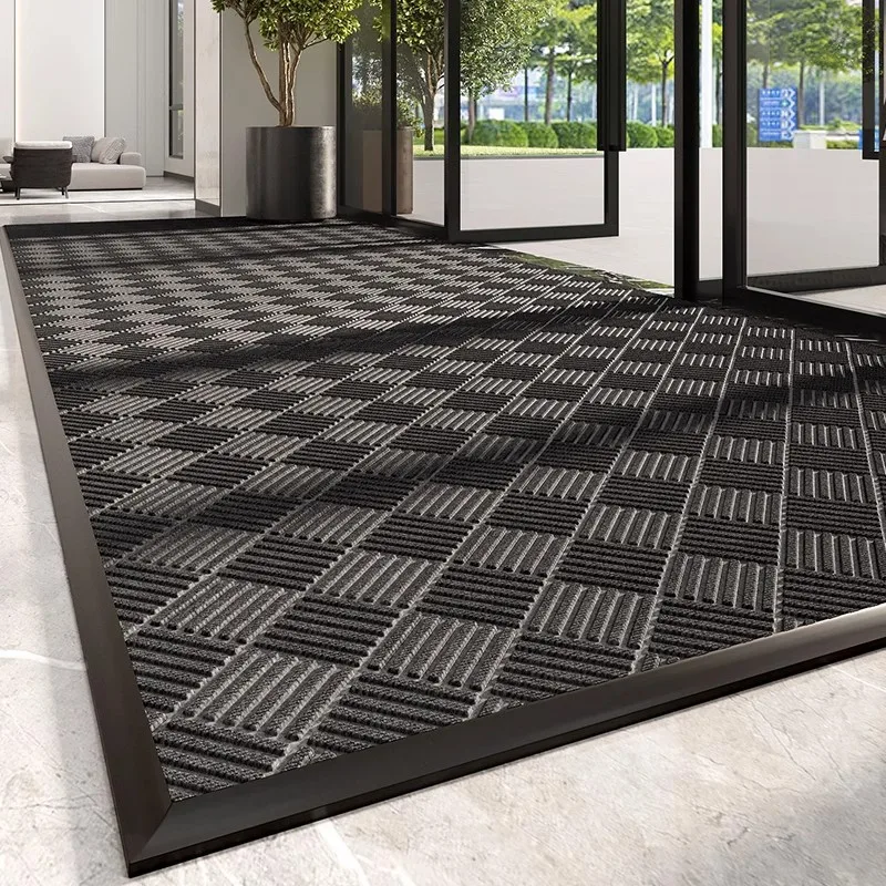 Hotel Carpet, Entrance Door Mat, Non-Slip Entry Floor Mat, Commercial Welcome Rug for Shop, Stain Resistant Front Doormat