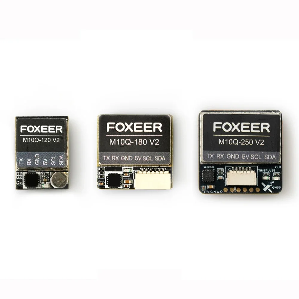 Foxeer M10Q-180/250 V2 versionM10 Dual Protocol GPS Module Built-in IST8310 Compass Ceramic Antenna