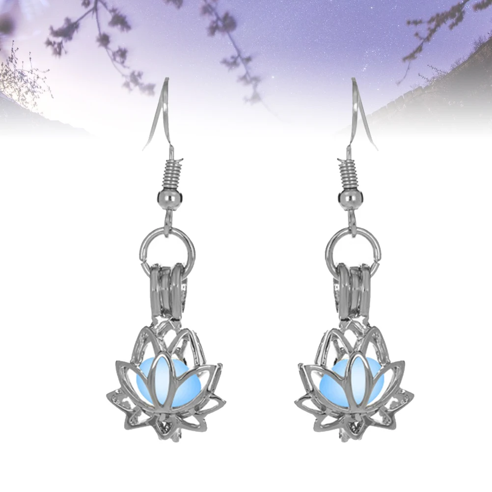 

1 Pair Alloy Earrings Women Girls Alloy Earrings Drop Pendant Jewelry Drop Pendant Party Dance Wear Random Color