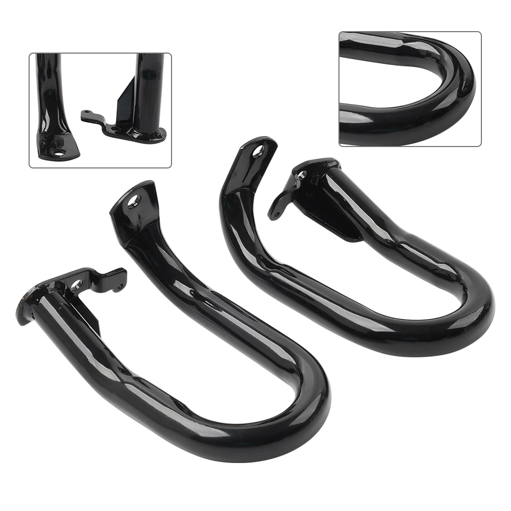 1Pair Glossy Black Motorcycle For Honda F6B 2013-2017 For Goldwing GL1800 2001-2017 Rear Engine Saddlebag Guard Crash Bar Iron