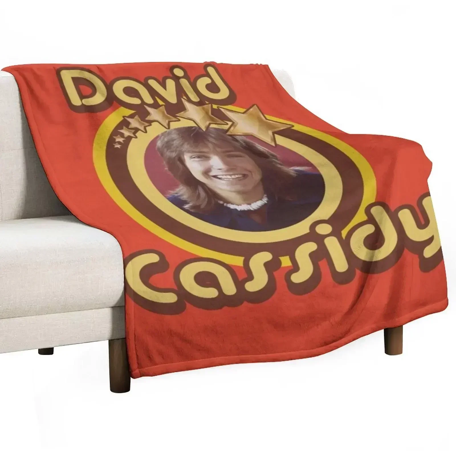 Star Tribute: David Cassidy Throw Blanket Giant Sofa Fashion Sofas Luxury St Nap Blankets For Sofas Blankets For Bed Blankets