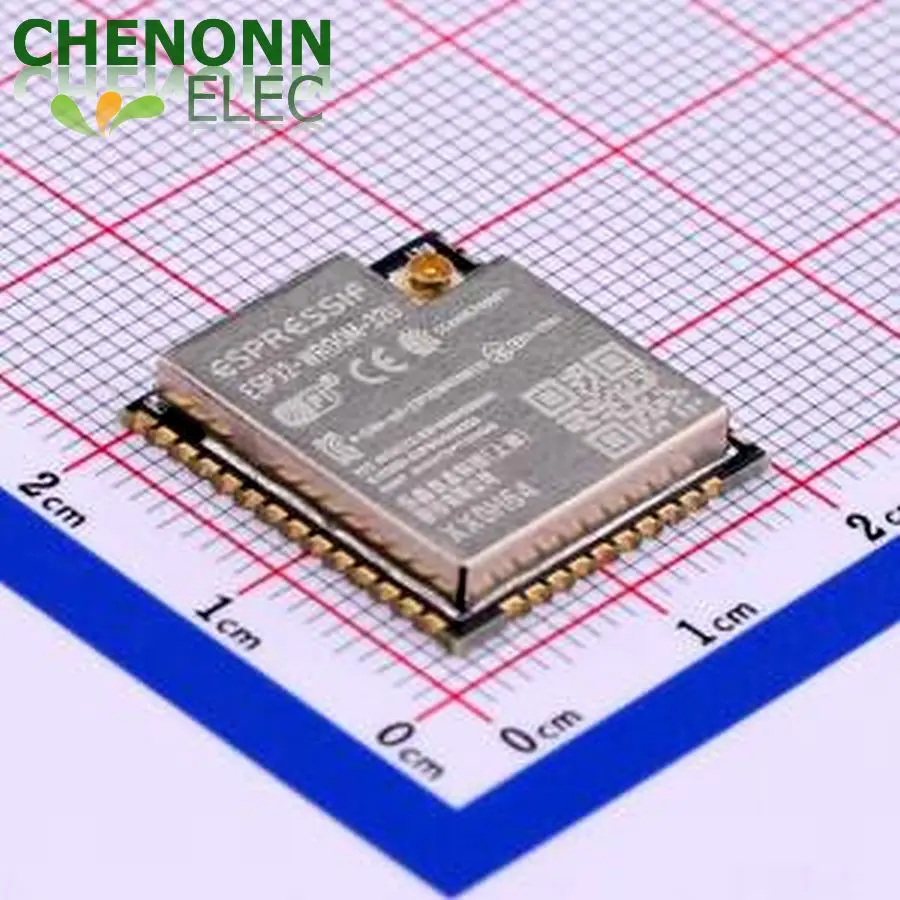 3PCS/LOT ESP32-WROOM-32U-N8 (RF and Wireless)