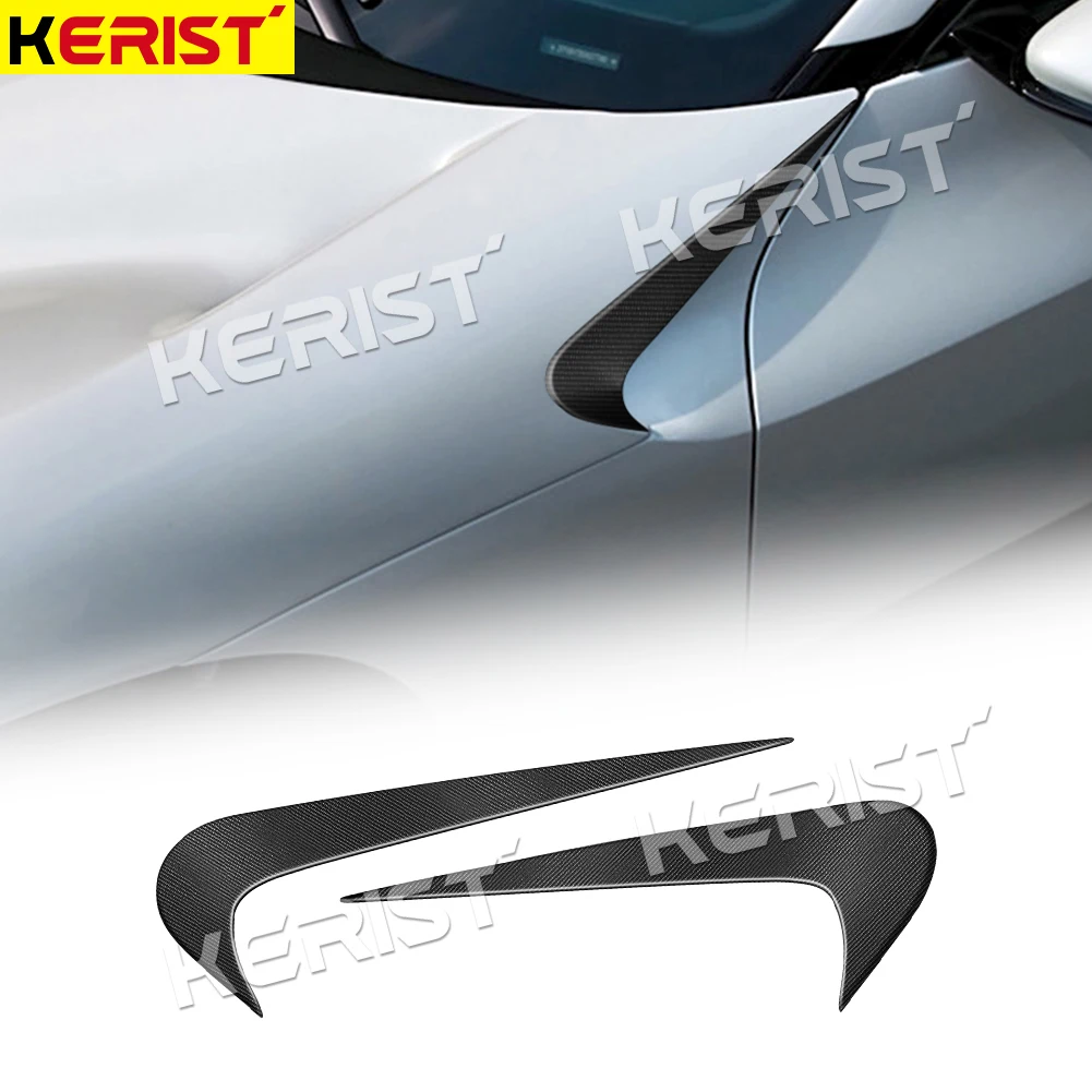 

Углеродное волокно Canards Fender Воздухозаборное колесо для Ferrari purosangue 2019-2023