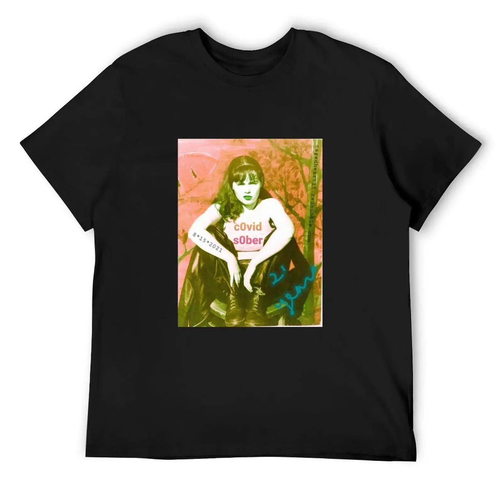 

Sobriety T-Shirt valentines clothes cheap stuff anime Men's t-shirts