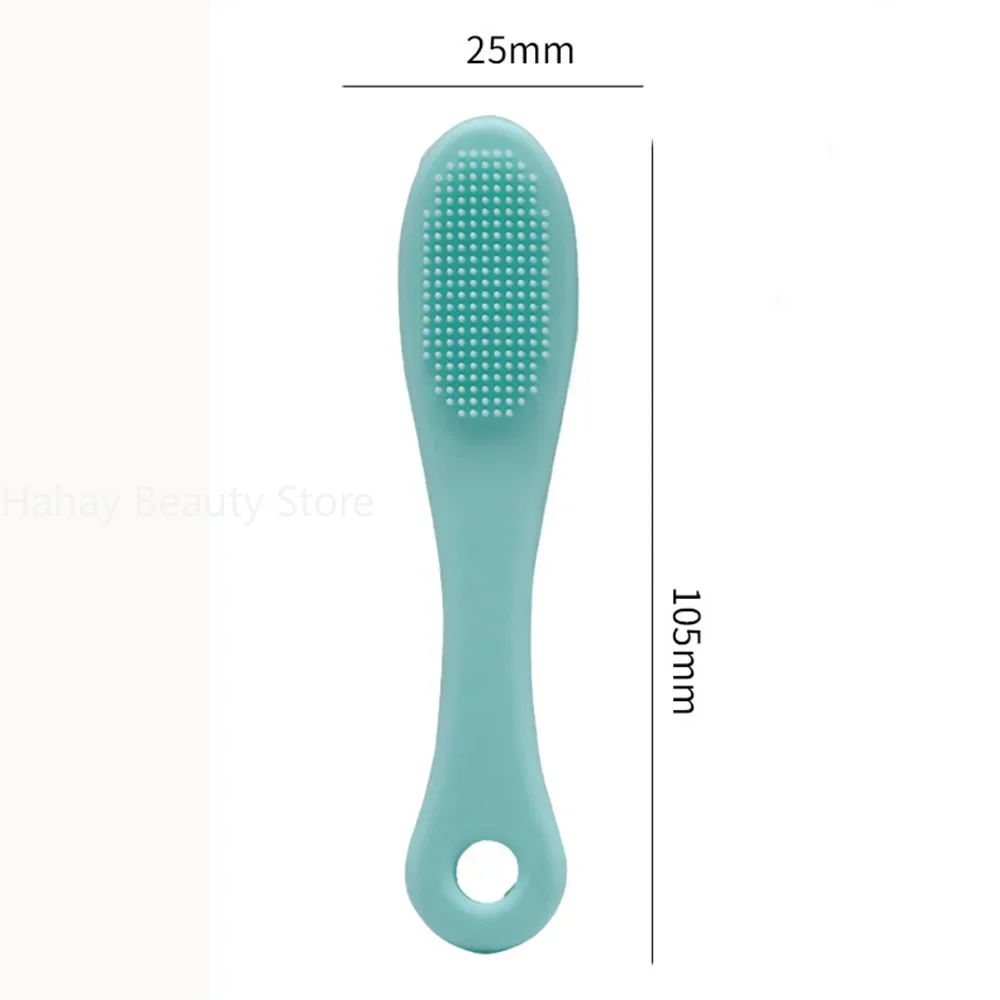 Finger Shape Silicone Face Cleansing Brush Facial Cleanser Pore Cleaner Exfoliator Face Scrub Washing Brush Women Skin Care Tool