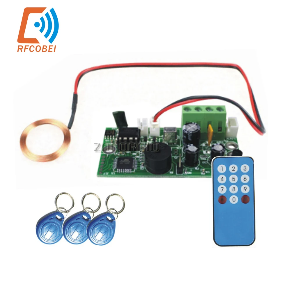 125KHZ EMID Access Control Board  RFID Embedded control board DC12V Normally open control board