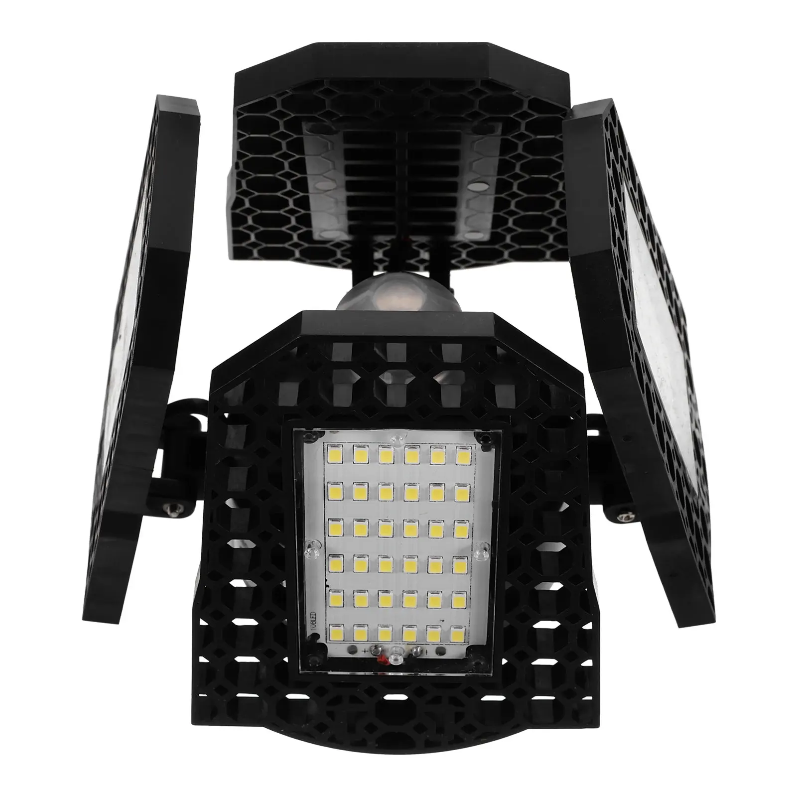 

1Pcs 100W Garage Light Folding LED Ceiling Light Adjustable Angle Energy Saving for Garage Warehouse Workshop Yard
