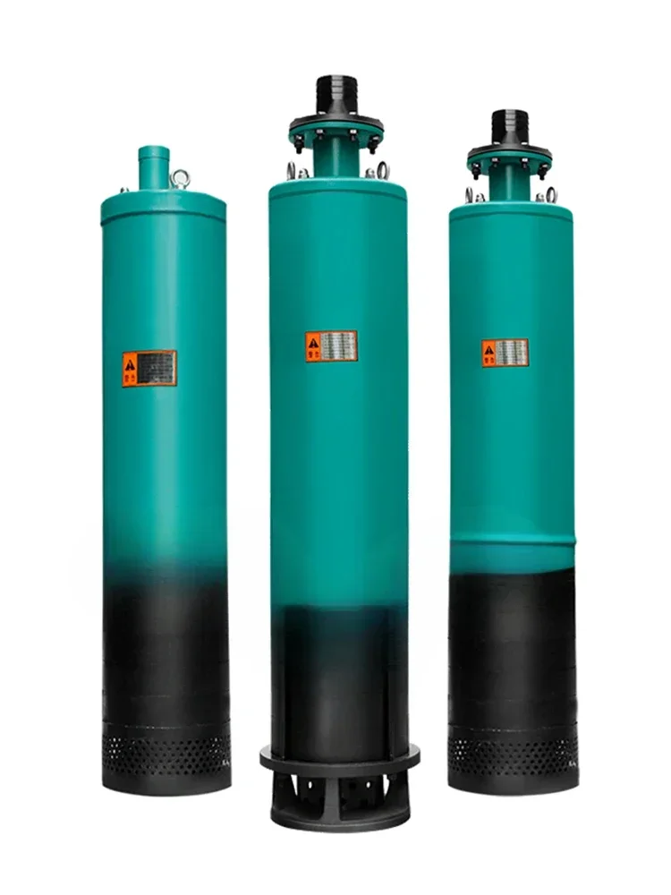 Built in multi-stage submersible pump for 380V sewage, high flow and high head mining discharge