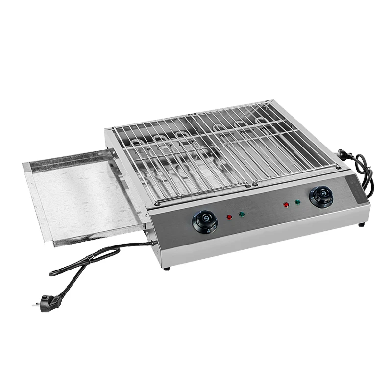 Commercial Stainless Steel Burger Fish Corn Grilling Machine Steak Electric Griddles Shawarma Grill Machine