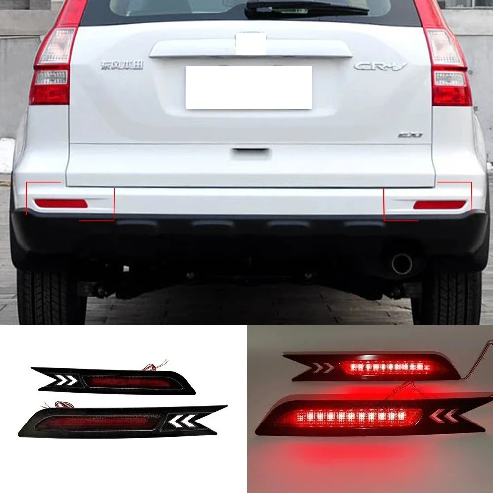 

Car LED Rear Bumper Tail Reflector Lights For Honda CRV CR-V 2010 2011 Tail light Brake light Rear Fog Lamp with Turn signal