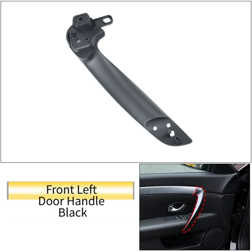 For Daily Vehicle Use Interior Door Handle Cover Front Door Handle PC And ABS Material High Universality Fitment