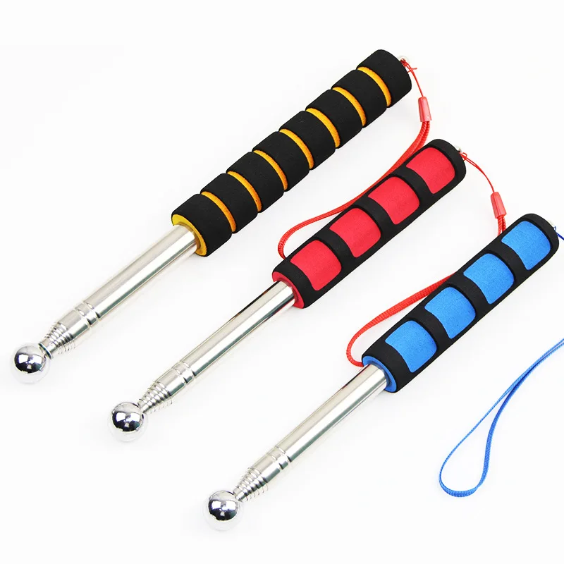 Telescopic Self Defense Hammer 1PC 130CM Empty Drum Hammer Multifunction Floor Test Rod Inspection Inspection Hand Tools