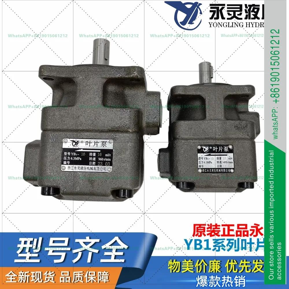 Yongling YB1 Vane Pump Oil Pump YB1-6 YB1-10/16/4/20/25/40/50/80/100 Single and Duplex