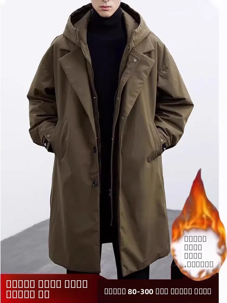 

Ультратонкая зимняя куртка-парка военного стиля, очень большого размера, с меховой подкладкой, для мужчин, из хлопка, для работы, грязеотталкивающая, водонепроницаемая...