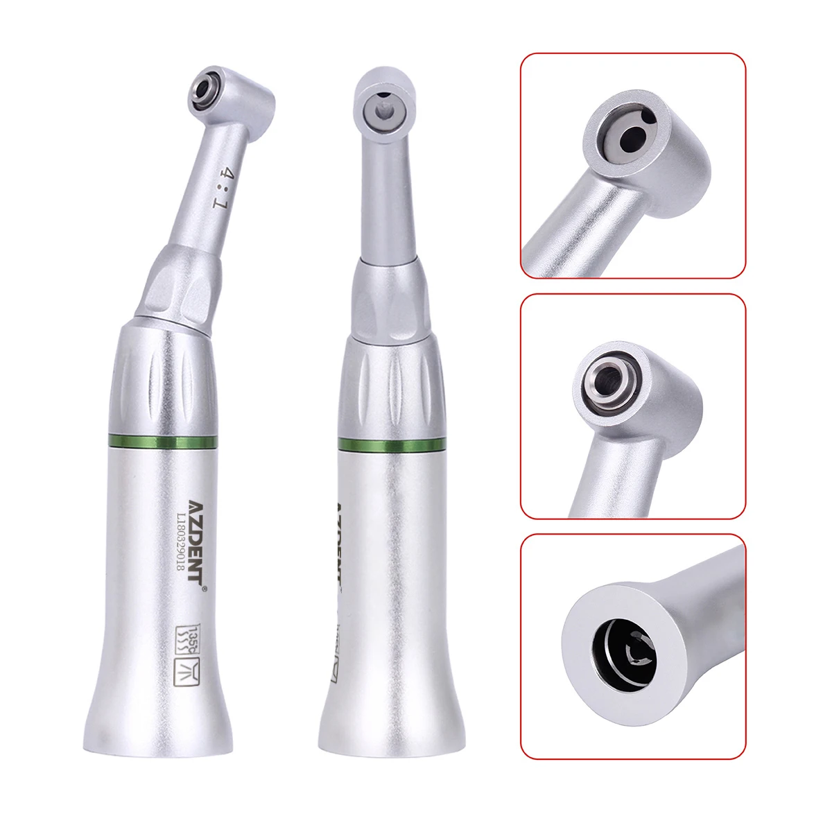 AZDENT Dental 1:1/4:1 Interproximaler Streifenkontra-Winkelstück für kieferorthopädische Zahnlückenmessung – Detail 31