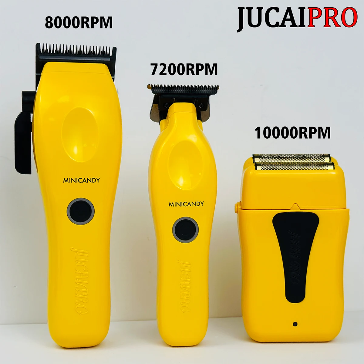 

JUCAI PRO JC01 JC02 JC10000 Professional 8000rpm Hair Clipper DLC FADE Blade Trimmer 10000rpm Electric Shaver for Man Barber