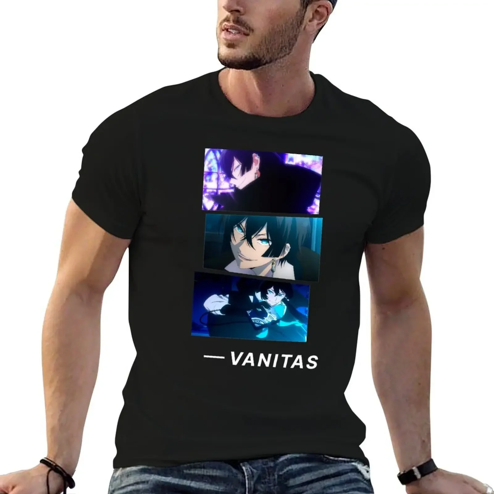 

Vanitas Cuts - The case study of Vanitas Vanitas no Carte T-Shirt plain Anime t-shirt shirts graphic tees Men's cotton t-shirt