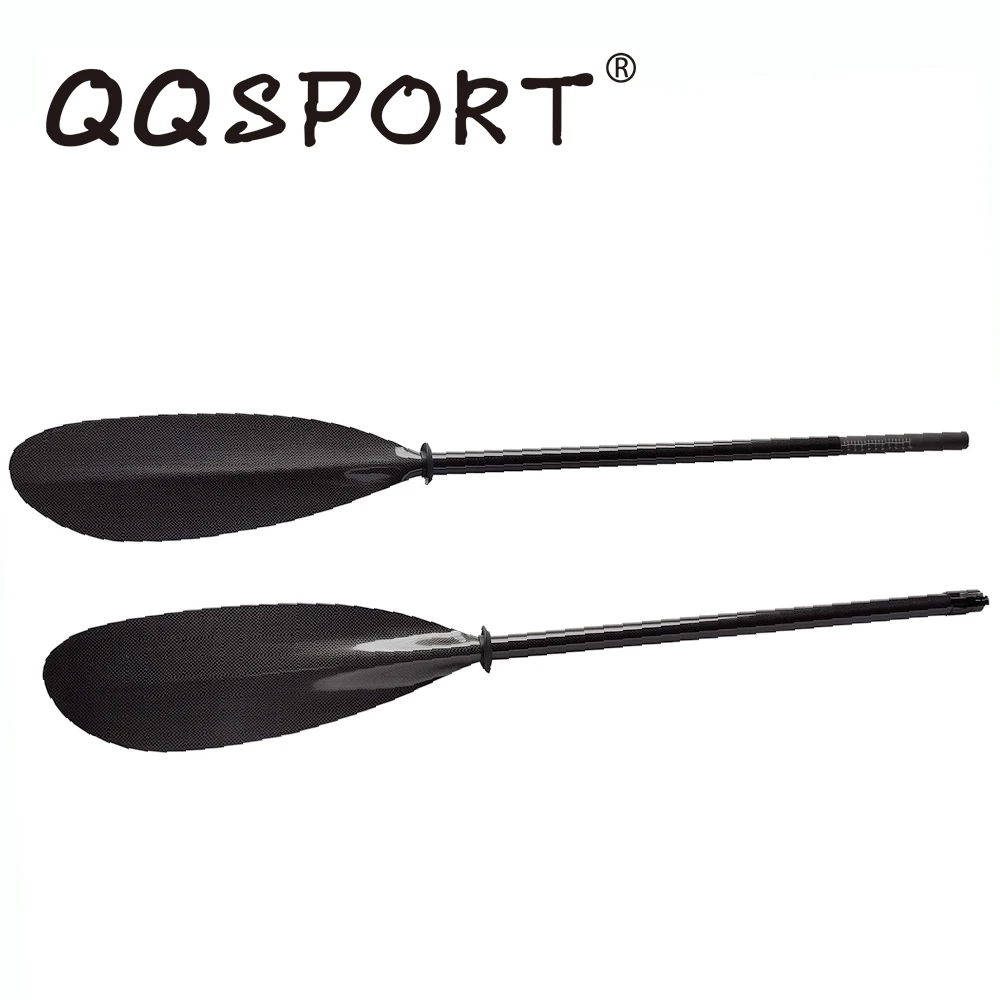 

Hot Sales carbon sea Kayak Paddle With Aluminium Adjustor And Oval Shaft 10cm length adjustment and Free bag-Q02