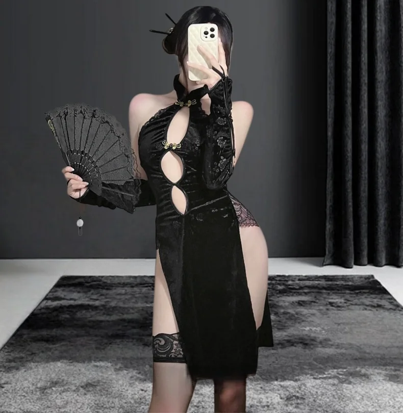 

Women's Sexy Nightgown Flirting Hot Lingerie Set Role Play and Temptation One Size Birthday Gift