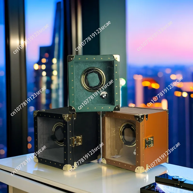 

watch rotator, watch shaker, watch storage box, rotating holder, single, vintage decoration