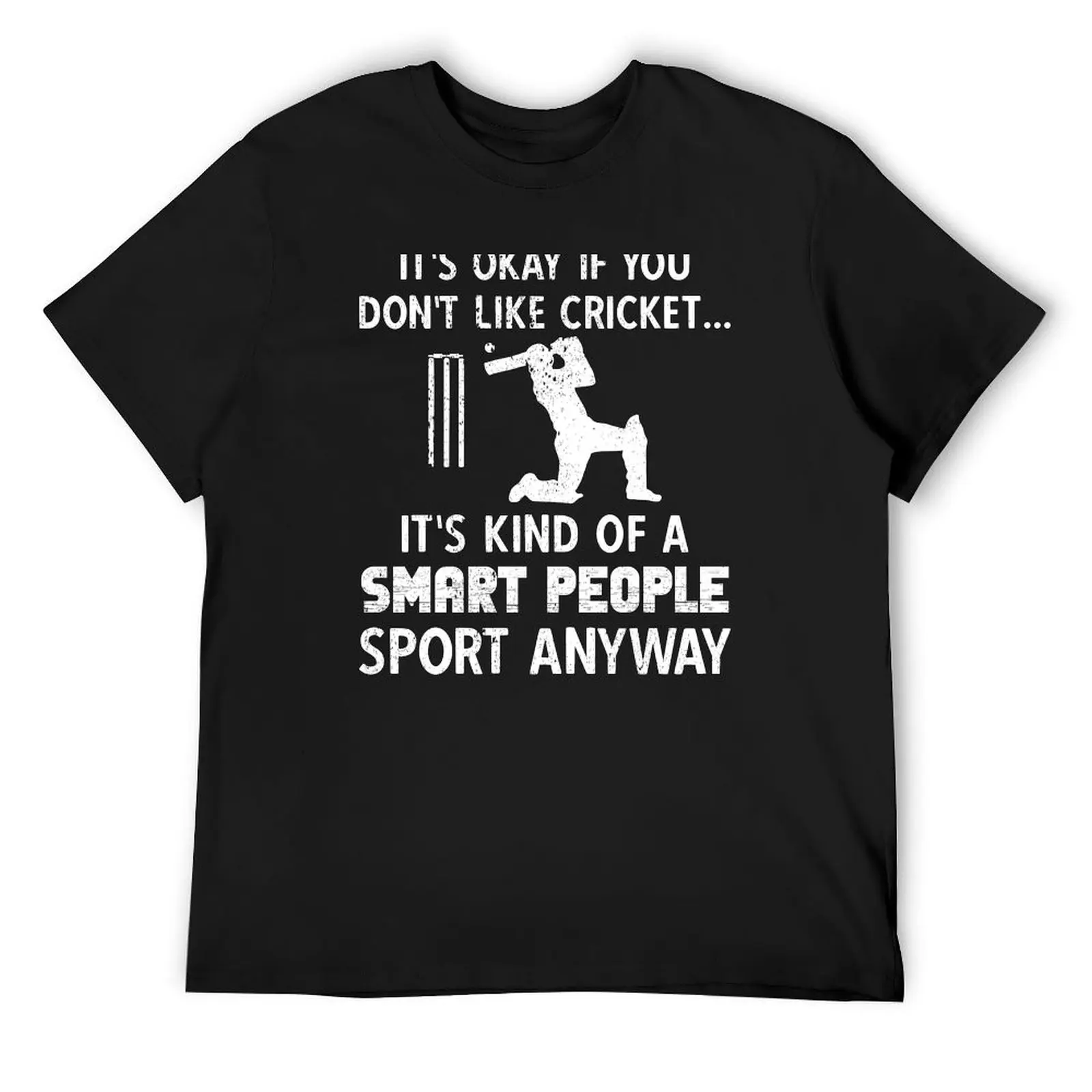 

Funny Cricket Player Cricket Sport Vintage Sayings and Cricket Bat T-Shirt