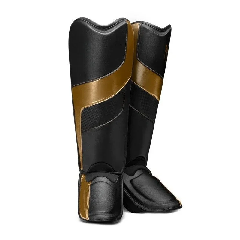 Leggings New Sanda Boxing Men's and Women's Muay Thai Shin Protection One-piece Protection Small Instep Training Protective Gear