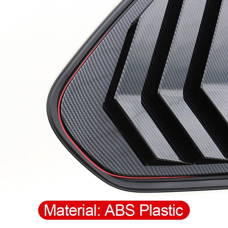 لتويوتا RAV4 XA50 RAV 4 الهجين 2019 2020 2021 2022 2023 2024 نافذة السيارة الخلفية مثلث مصراع لاصقة تزيين كوة الكسوة