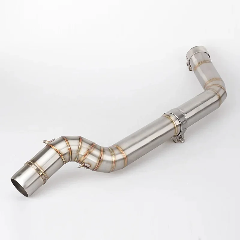 Slip‑On Motorcycle Escape Exhaust Middle Link Pipe for Honda CBR600RR F5 2005 2006 2007 2008 2009 2010 2011 2012 2013 2014‑2018