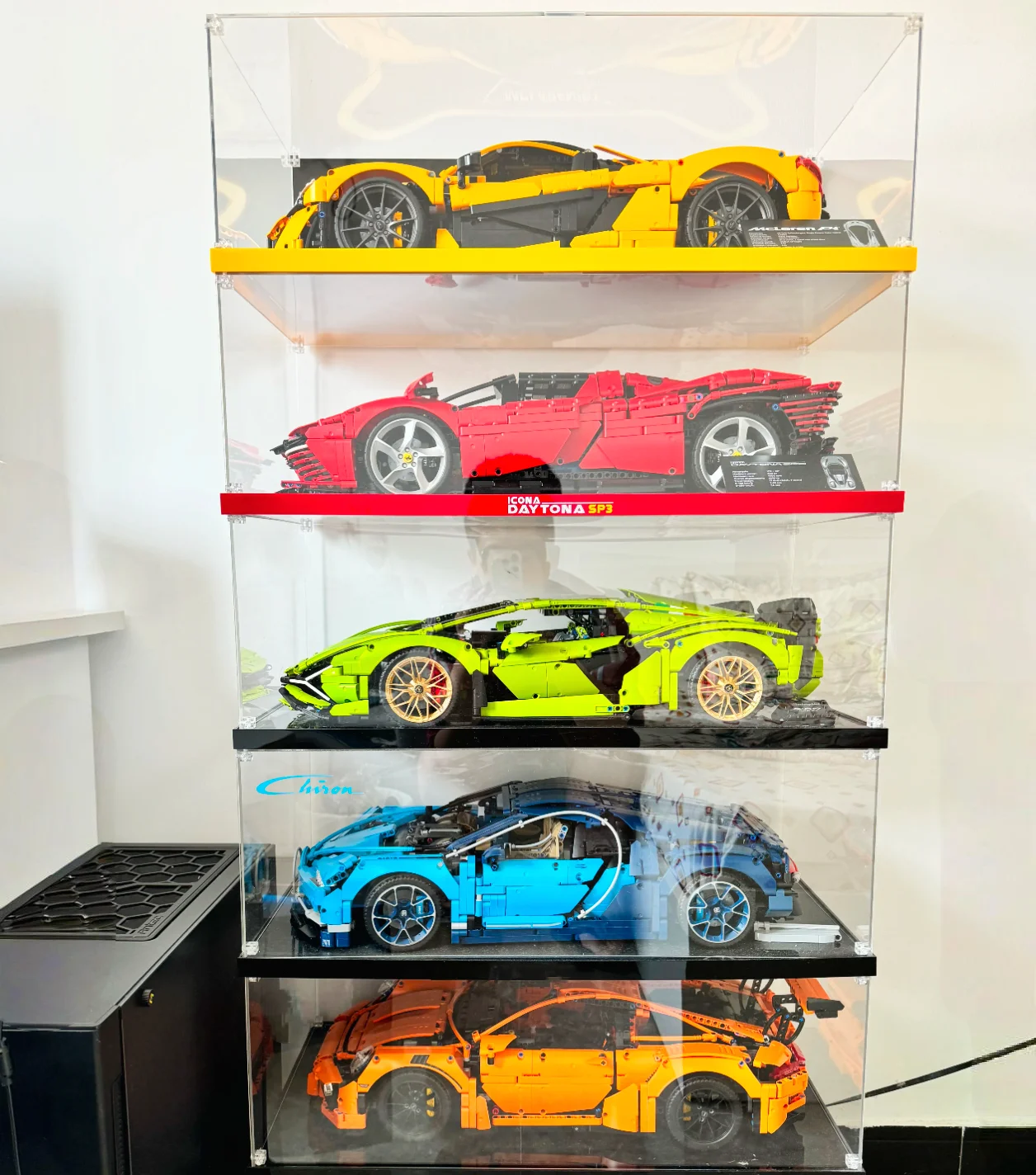 High tech racing car Lambos SP3 Buga 911 GT3 McLa P1 Super Car Model Blocks Compatible 42115 42143 42056 42172 42083 for Gift