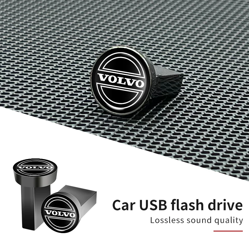 Car USB Flash Drive For Volvo XC90 XC60 C30 T6 S60 C70 XC40 V40 XC70 V70 V60 V50 S80 S40 AWD V90 S90