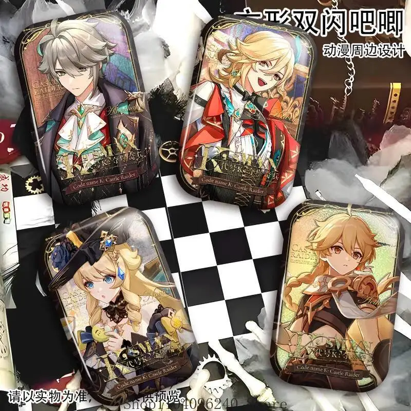 

Anime GAME Genshin Impact Alhaitham Kaveh Game Cosplay Button Pin Cute Anime Tinplate Brooch Badge For Backpack Accessories