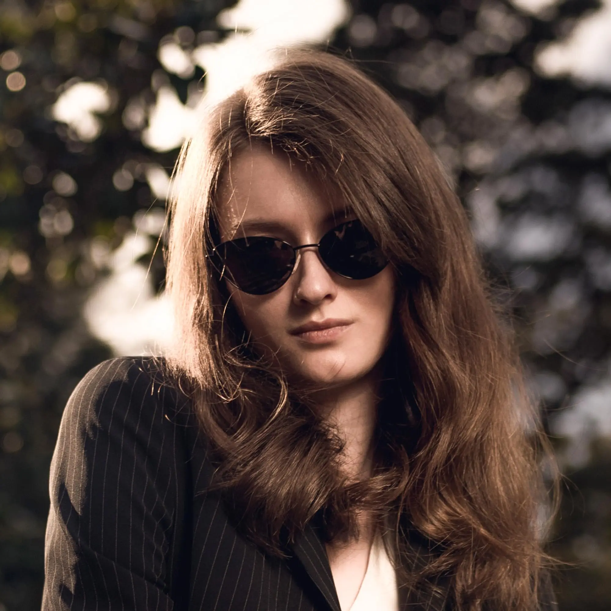 

BLUEMOKY Trendy Butterfly Sunglasses for Women UV400 Polarized Glasses Fashion Style Woman Protection Sunglasses