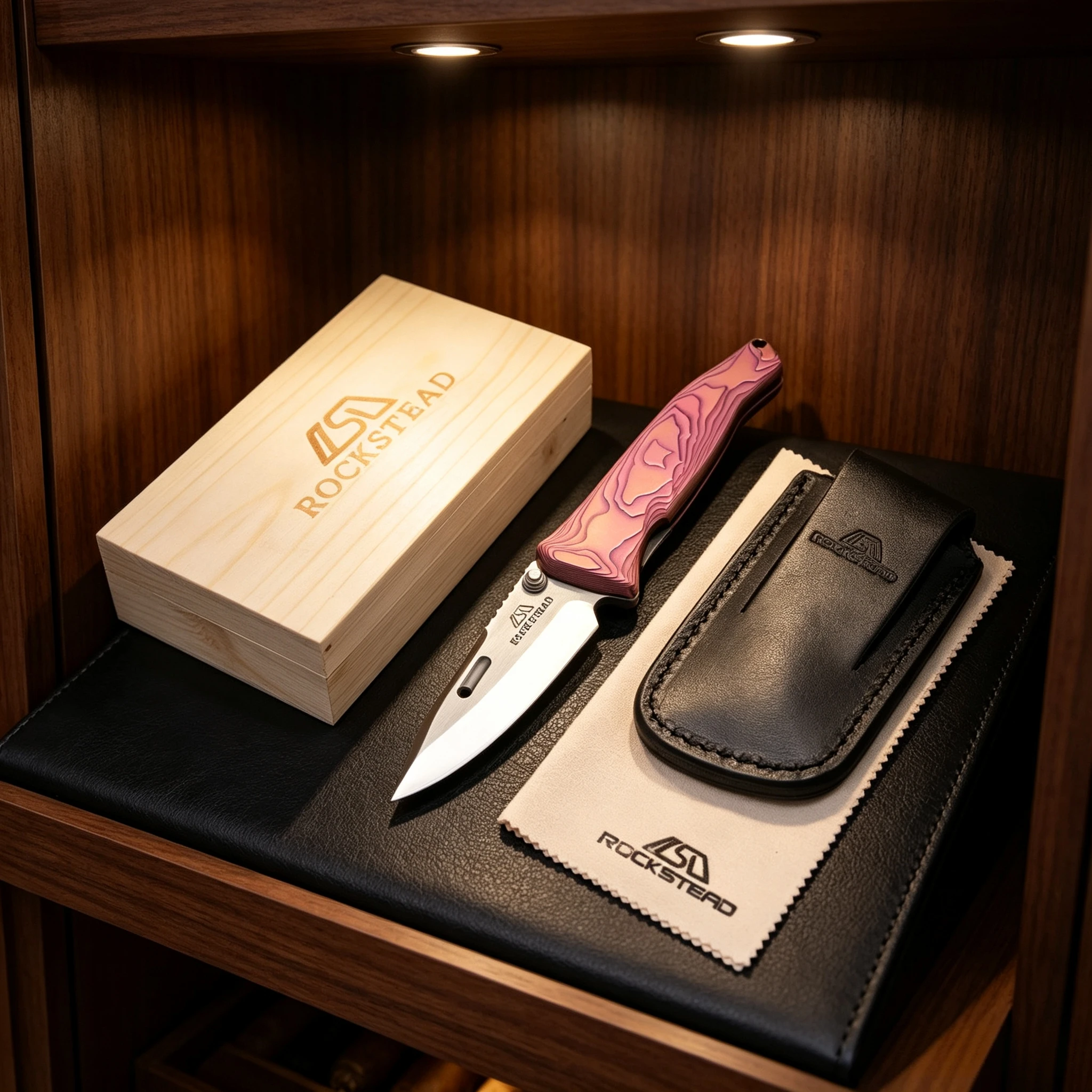 Rockstead SAI Titanium Alloy Folding Knife - Handcrafted ZDP189 Steel Artistic Collectible High-Quality Kitchenware