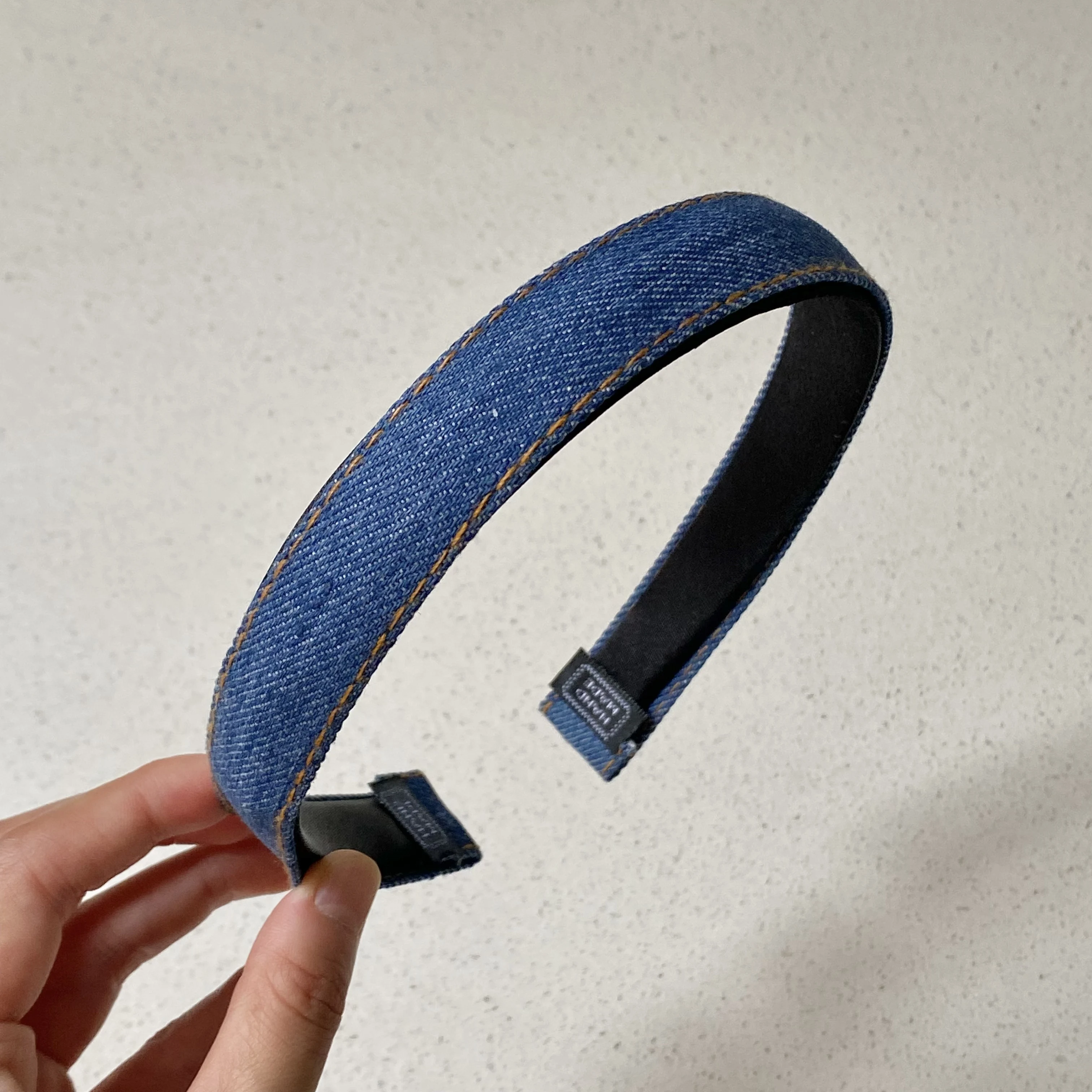 1 juego de diademas de mezclilla para el cabello, accesorios elegantes para el cabello para mujeres, diademas casuales para uso diario