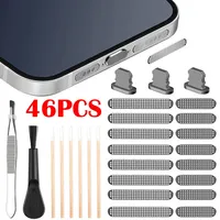 Universal Mobile Phone Speaker Metal Dust Mesh Sticker for iPhone 12 13 14 Pro Max Samsung Xiaomi Huawei Phone Port Protector