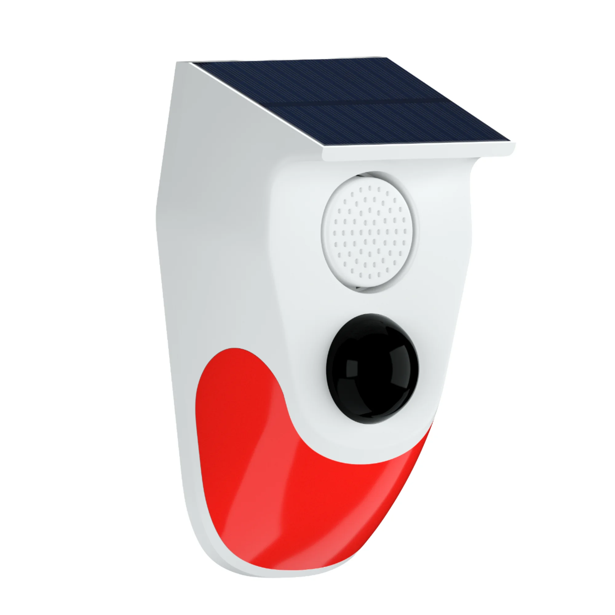 WiFi connection 120dB waterproof wireless security alarm PIR motion sensor alarm home outdoor solar manufacturing