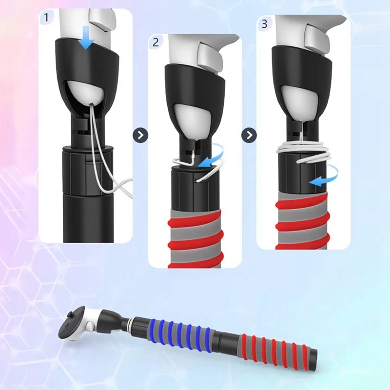 مقابض تحكم ABDJ-VR تعزز تجربة لعبة الواقع الافتراضي لألعاب Beat Saber Gorilla Tag VR لوحدة تحكم Meta Quest 3