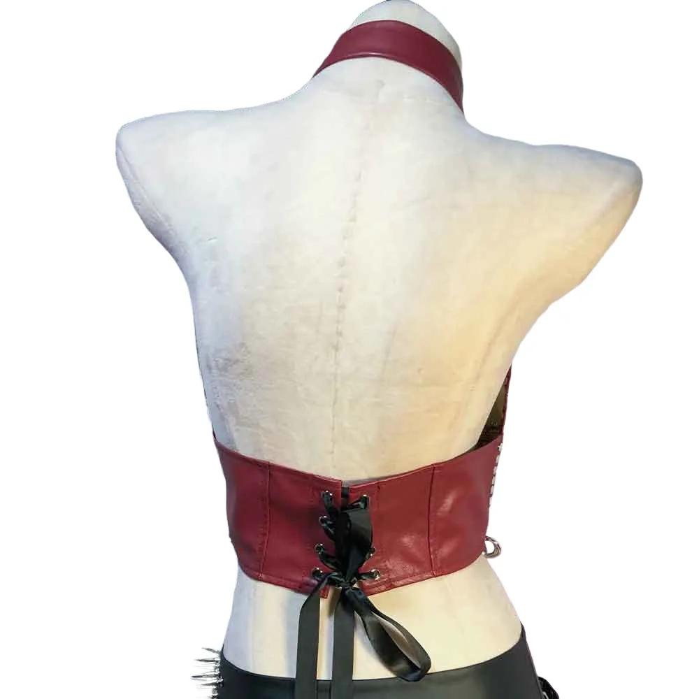 Goth Tops Emo Clothing Gothic Tank Kawaii Women's Scene with Spikes Y2K T-shirt Cyber ALT Spiked Punk Rock Clothes Boho Grunge