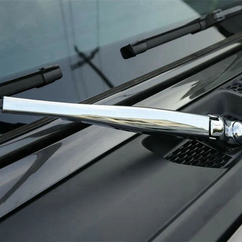 Windscreen Wiper For Jeep Wrangler JL JT 2018+ Car Front Rain Wiper Blade Decoration Cover Trim Accessories