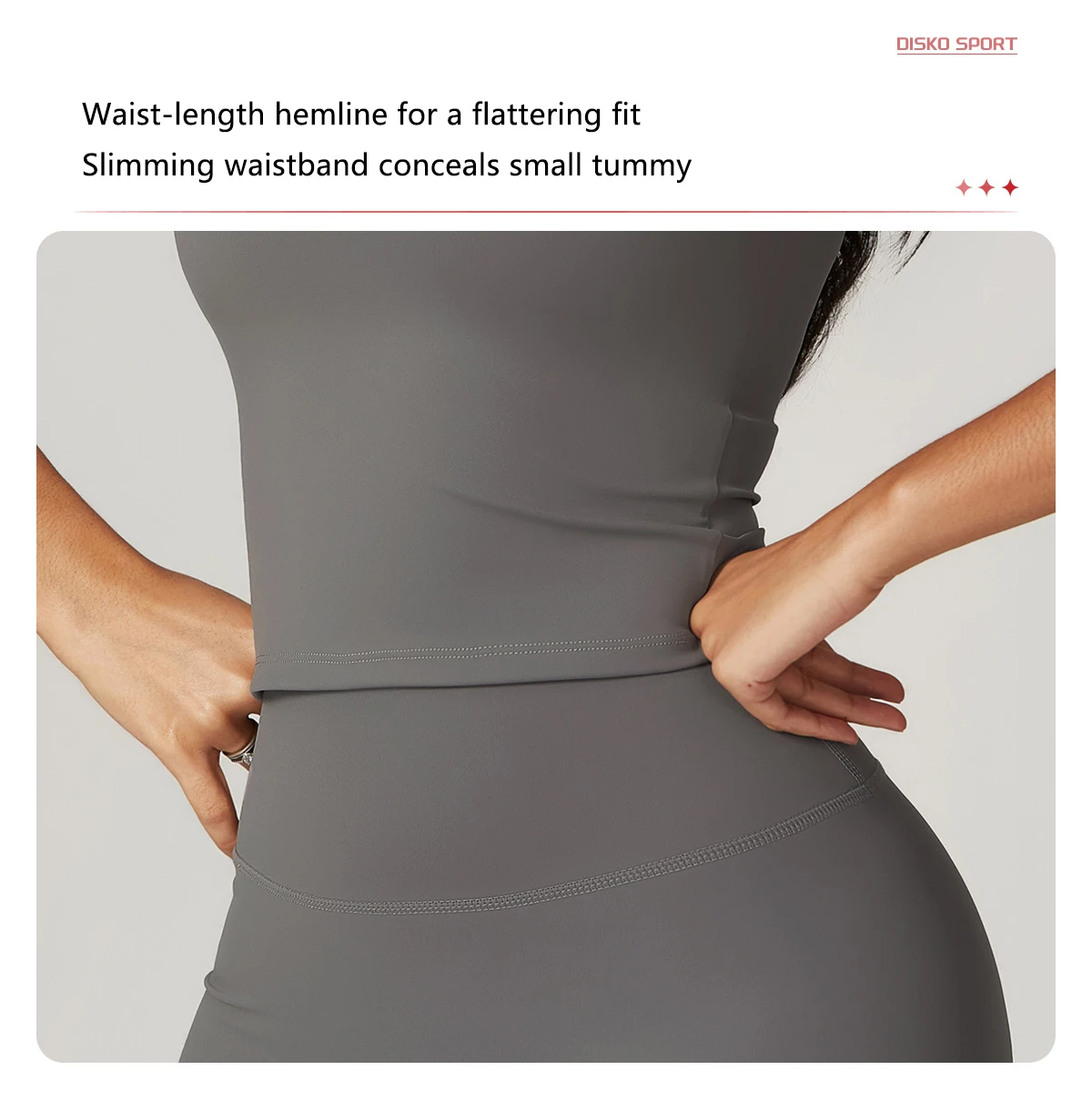 Hearuisavy Sommer Stoßfestes Yoga-Top Lauf-Tanktop für Damen Fitness Schnelltrocknende Trainingsweste Ärmelloses Sport-Top für Frauen – Detail 7